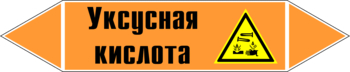 Маркировка трубопровода "уксусная кислота" (k06, пленка, 126х26 мм)" - Маркировка трубопроводов - Маркировки трубопроводов "КИСЛОТА" - ohrana.inoy.org